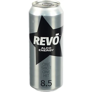 Напій слабоалкогольний 0.5л 8-8.5% енергетичний сильногазований Revo з/б