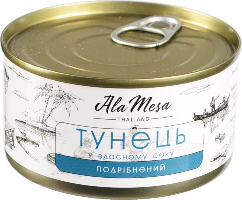 Тунець Ala Mesa 185г подрібнений у власному соку
