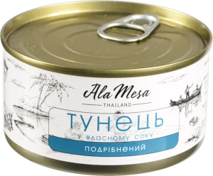 Тунець Ala Mesa 185г подрібнений у власному соку