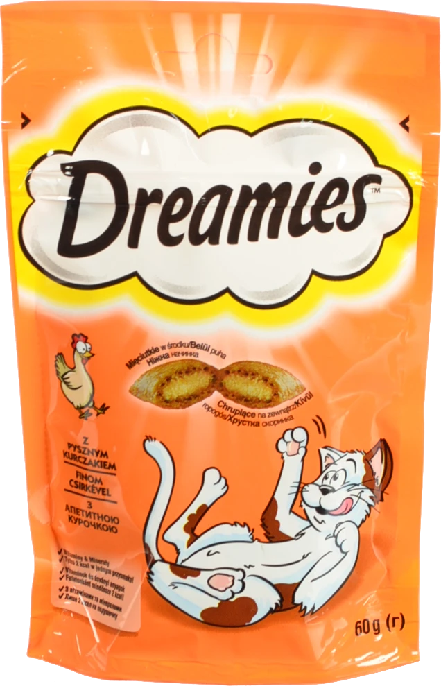 Ласощі для котів Dreamies з куркою 60г