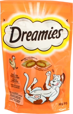 Ласощі для котів Dreamies з куркою 60г