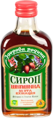 Сироп Шипшина ехінацея м'ята Здорова родина с/пл 0.2л