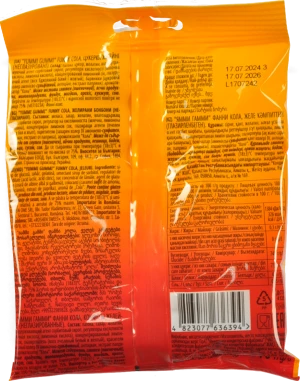 Желейні цукерки Funny Cola Yummi Gummi Roshen (70г)