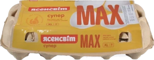 Яйця курячі Ясенсвіт Супер Max XL 10шт