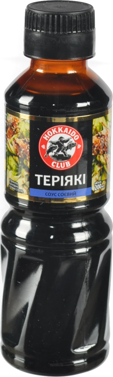 Соус соєвий Теріякі Hokkaido сlub п/пл 200мл