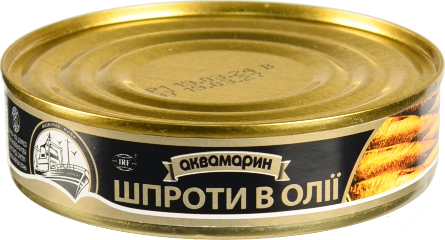 Шпроти в олії Аквамарин з/б 150г