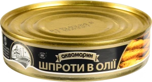 Шпроти в олії Аквамарин з/б 150г