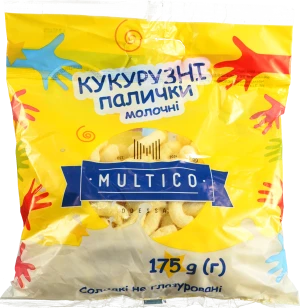Кукурудзяні палички Multico Odessa 175г молочні