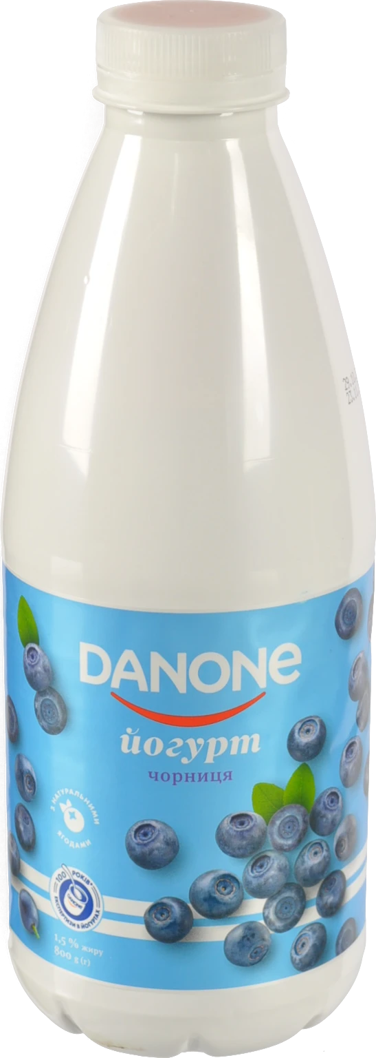 Йогурт Danone 1.5% питний Чорниця 800г