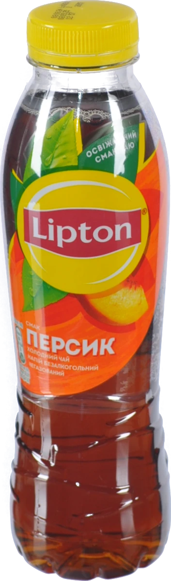 Чай холодний чорний Персик Lipton п/пл 500мл