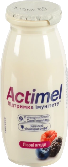 Напій Актімель 100мл 1.4% лісові ягоди