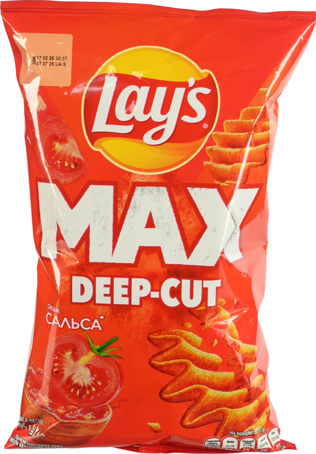 Чіпси Lays Max 95г сальса