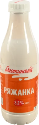 Ряжанка Яготинське 750г 3.2 пляшка
