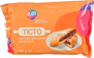 Листкове дріжджове тісто 900г