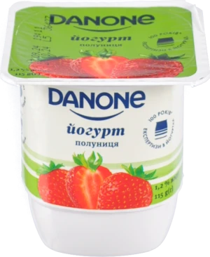 Йогурт Danone 1.2% Полуниця 115г