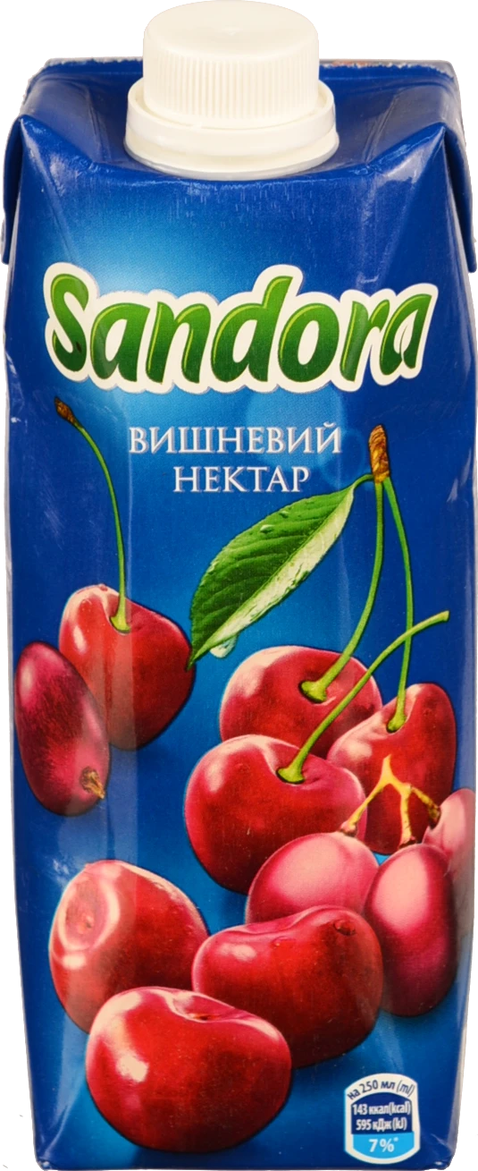 Нектар Сандора вишневий освітлений 0,5л