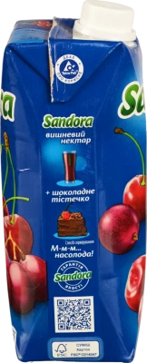 Нектар Сандора вишневий освітлений 0,5л
