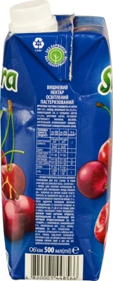 Нектар Сандора вишневий освітлений 0,5л