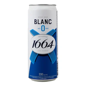 Пиво б.а Kronenbourg 0.33л 1664 blanc пшеничне світле