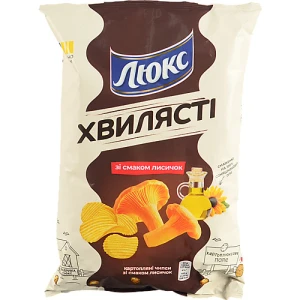 Чипси картопляні Лисички Хвилясті Люкс 125г