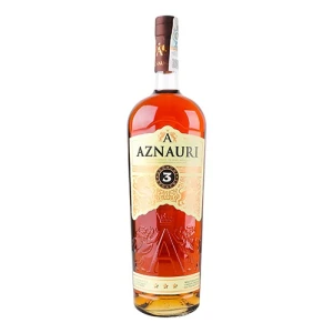 Коньяк 1л 40% 3 зірки Aznauri пл