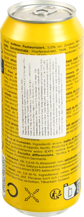 Пиво 5.0 0.5л 5 original weiss світле нефiльтроване з.б