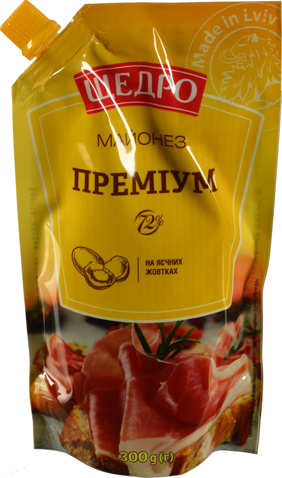 Майонез Щедро Преміум 72% 300г
