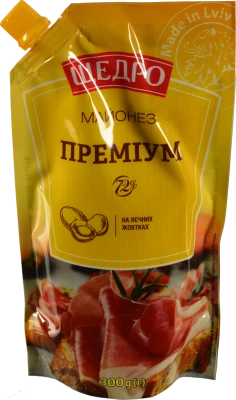 Майонез Щедро Преміум 72% 300г
