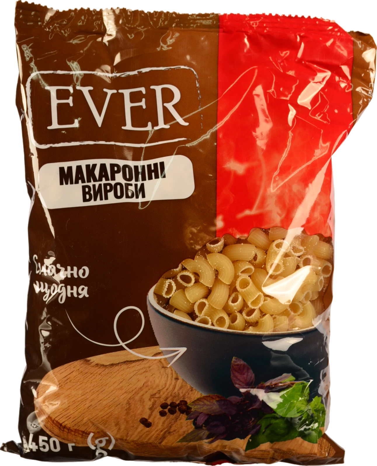 Макарони Ever 450г ріжкі гладенькі