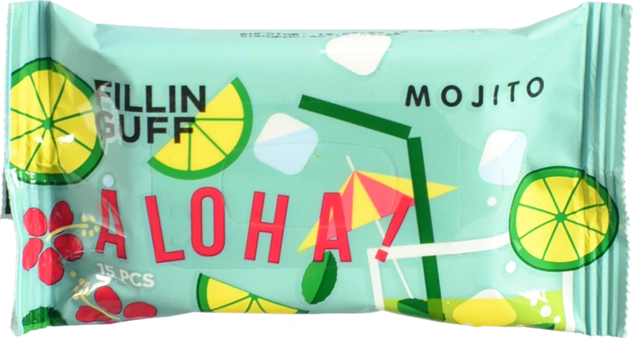 Вологі серветки Fillin Guff 15шт aloha лайм мята