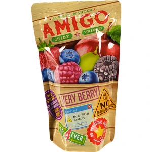 Напій AMIGO соковмісний 0.2л ягідний