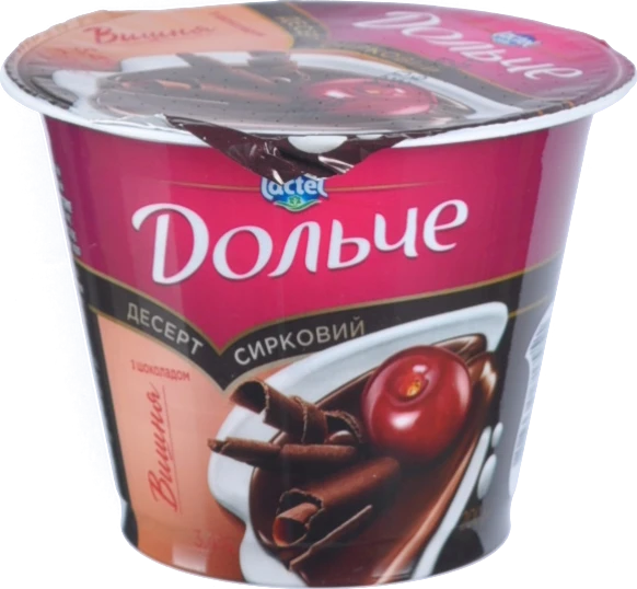 Десерт Дольче 200г 3.4% вишня глазур