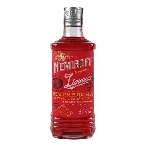 Наст.NEMIROFF Журавлина Штоф Оригінал 0.5л15