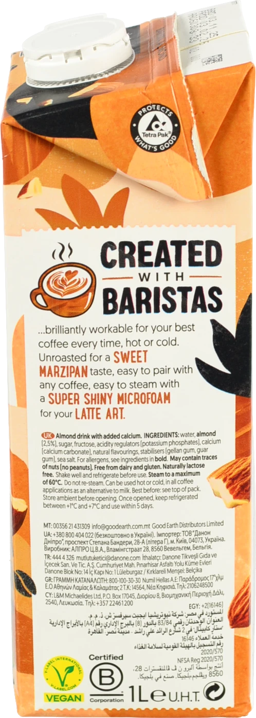 Напій мигдальний Barista Alpro т/п 1л