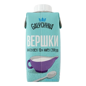 Вершки Галичина 200г 15 д.соусу TPA