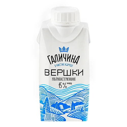Вершки Галичина 200 г 15  TPA