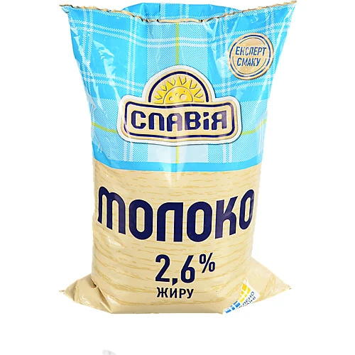 Молоко Славія 0.9л 2.6% пастеризоване