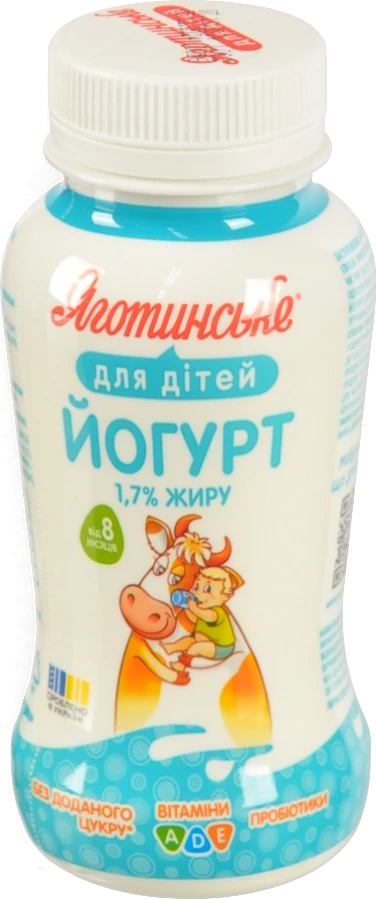 Йогурт Яготинський 185г 1.7% д.дітей