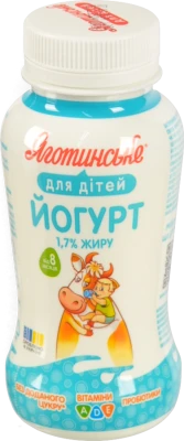Йогурт Яготинський 185г 1.7% д.дітей