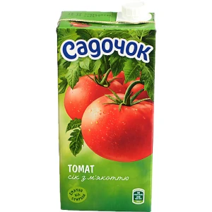 Сік Садочок томатний з м'якоттю 0.95л
