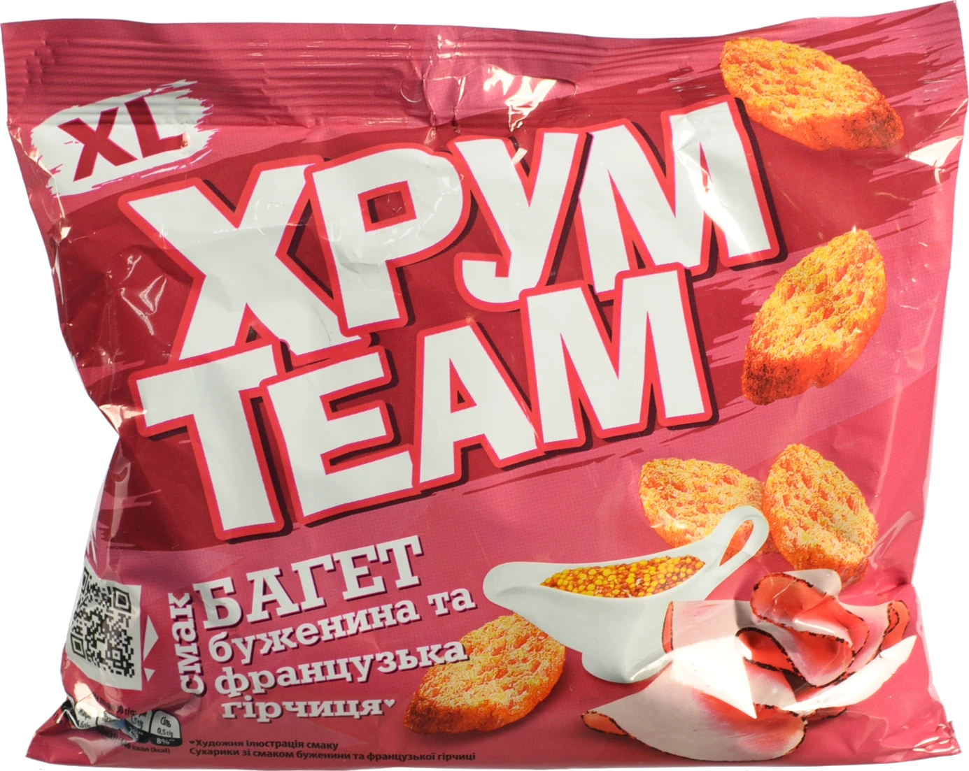 Багет ХрумTeam 90г буженина франц.гірчиця