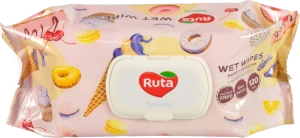 Серветки вологі Selecta Ruta 120шт