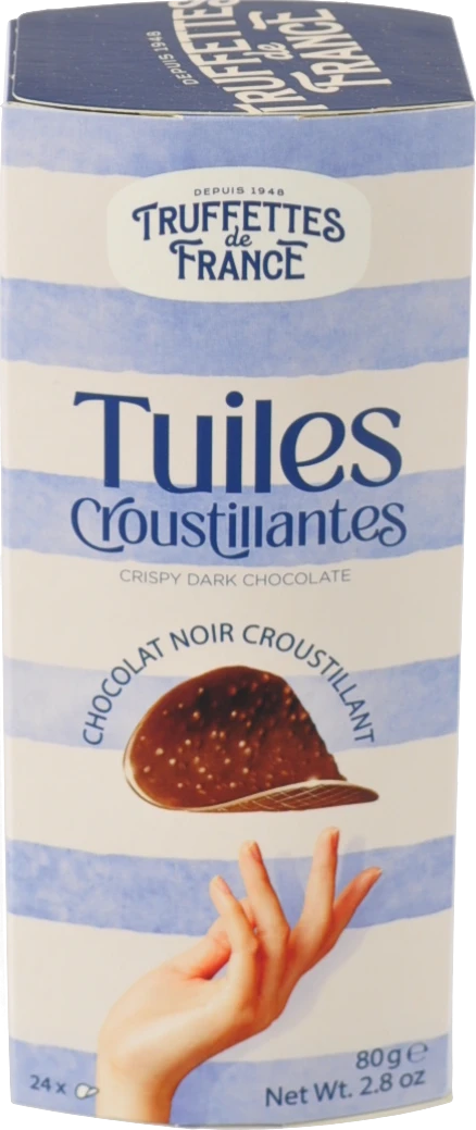 Чіпси з темного шоколаду Tuiles Truffettes de France к/у 80г