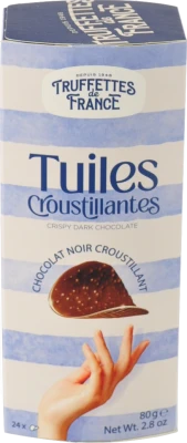 Чіпси з темного шоколаду Tuiles Truffettes de France к/у 80г
