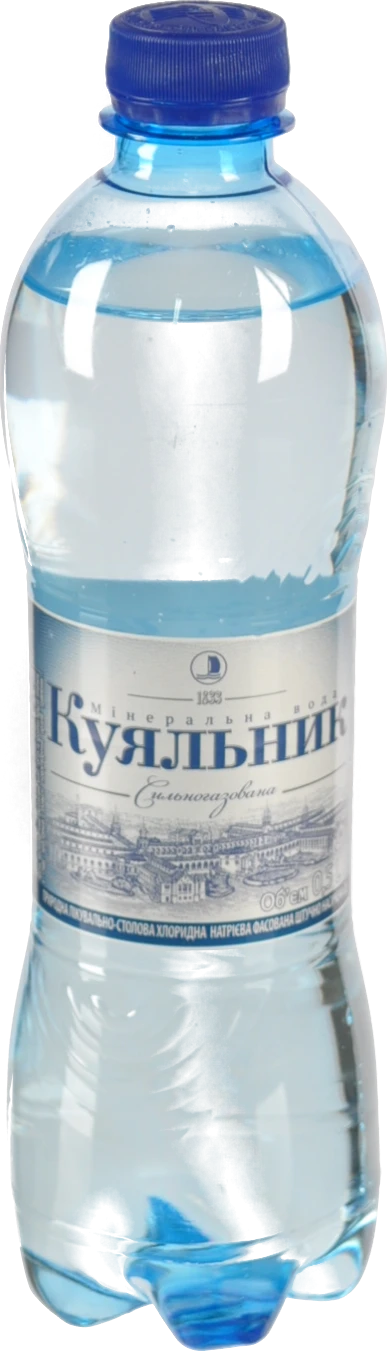 Вода мінеральна с/газ Куяльник п/пл 0.5л