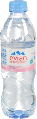 Вода мінеральна негазована Evian п/пл 0.5л