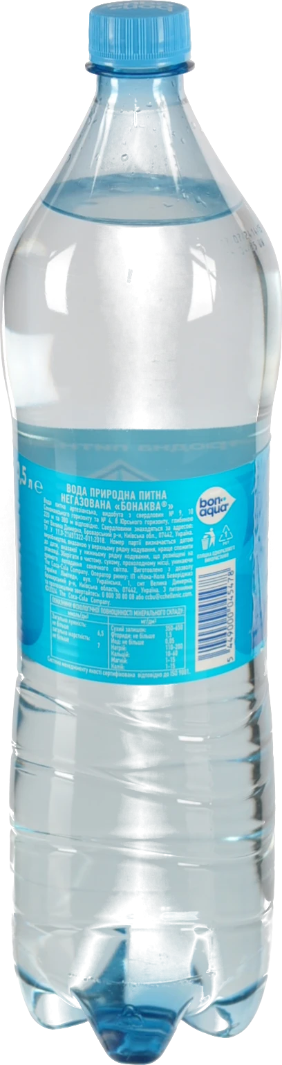 Вода питна негазована BonAqua 1.5л