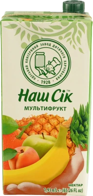 Нектар Наш сік 1.93л мультифрукт тропік