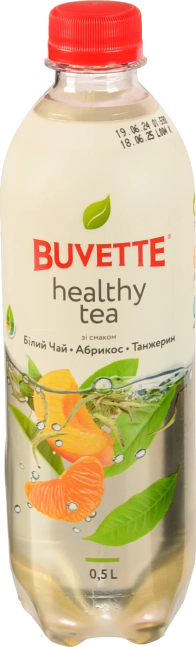 Напій Buvette Healthy tea 0.5л білий чай абрикос інжир