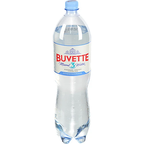 Вода мінеральна слабогазована №3 Buvette 1.5л